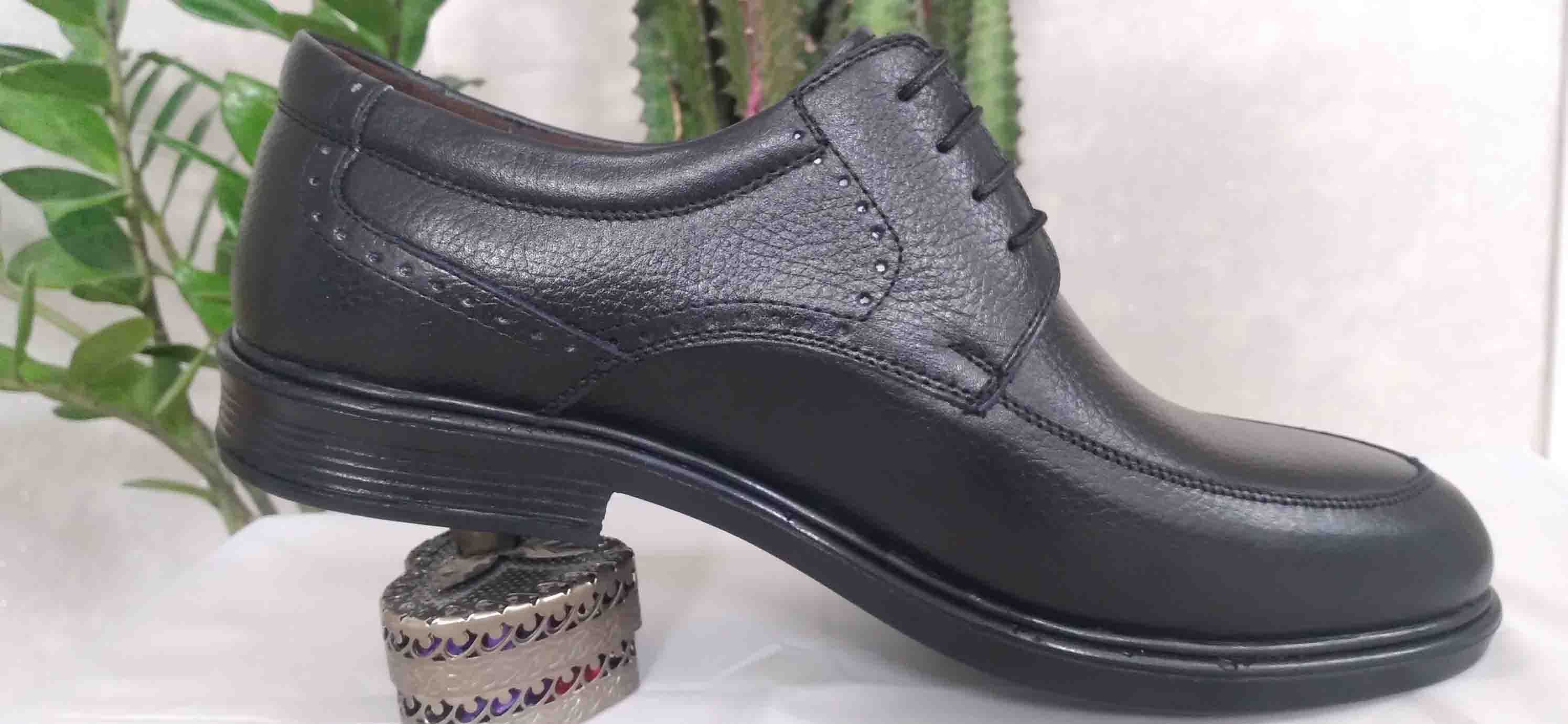 کفش چرمی بزرگ پا برند ورساچه بندی  کد 285