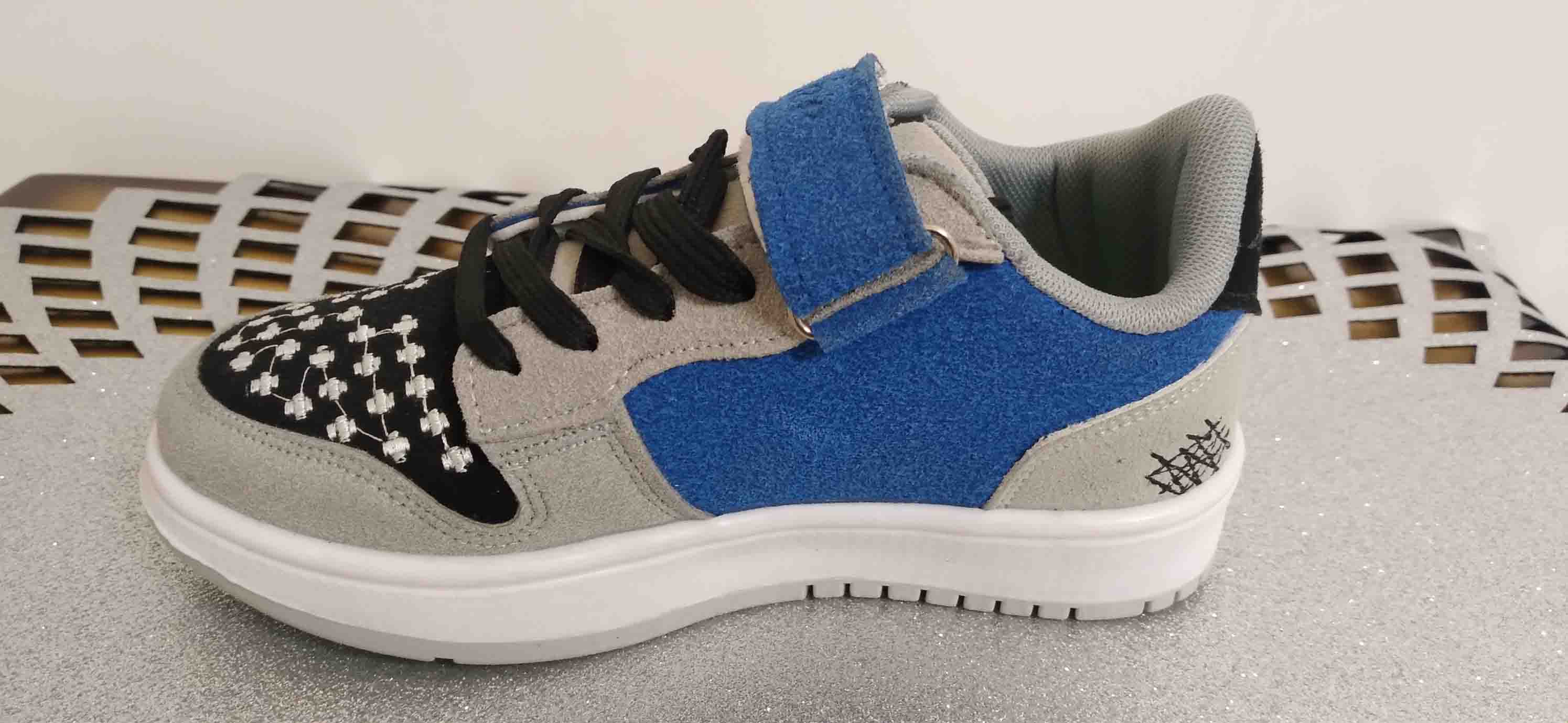 کتونی نایک جردن پسرانه آبی طوسی کد254