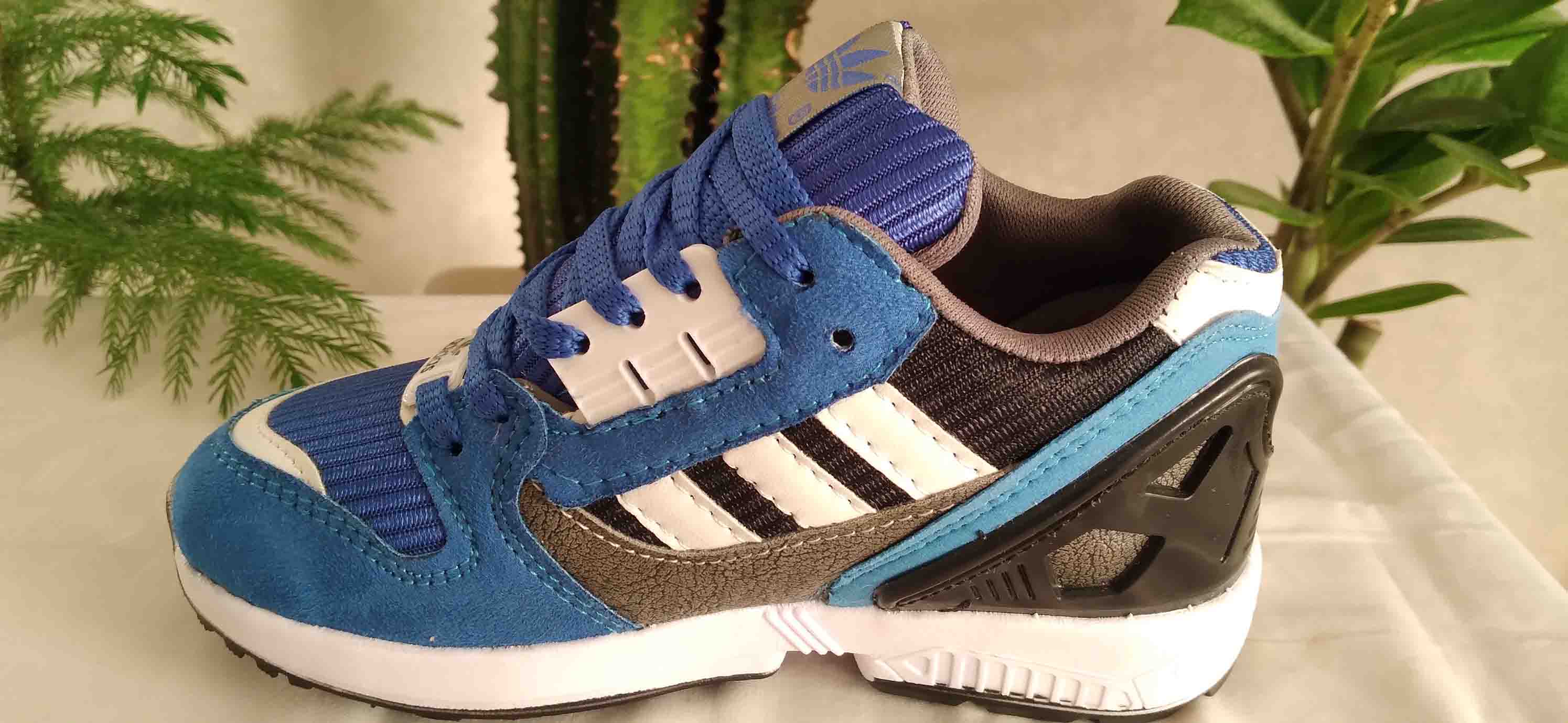 کتونی آدی داس آبی مشکی کد268