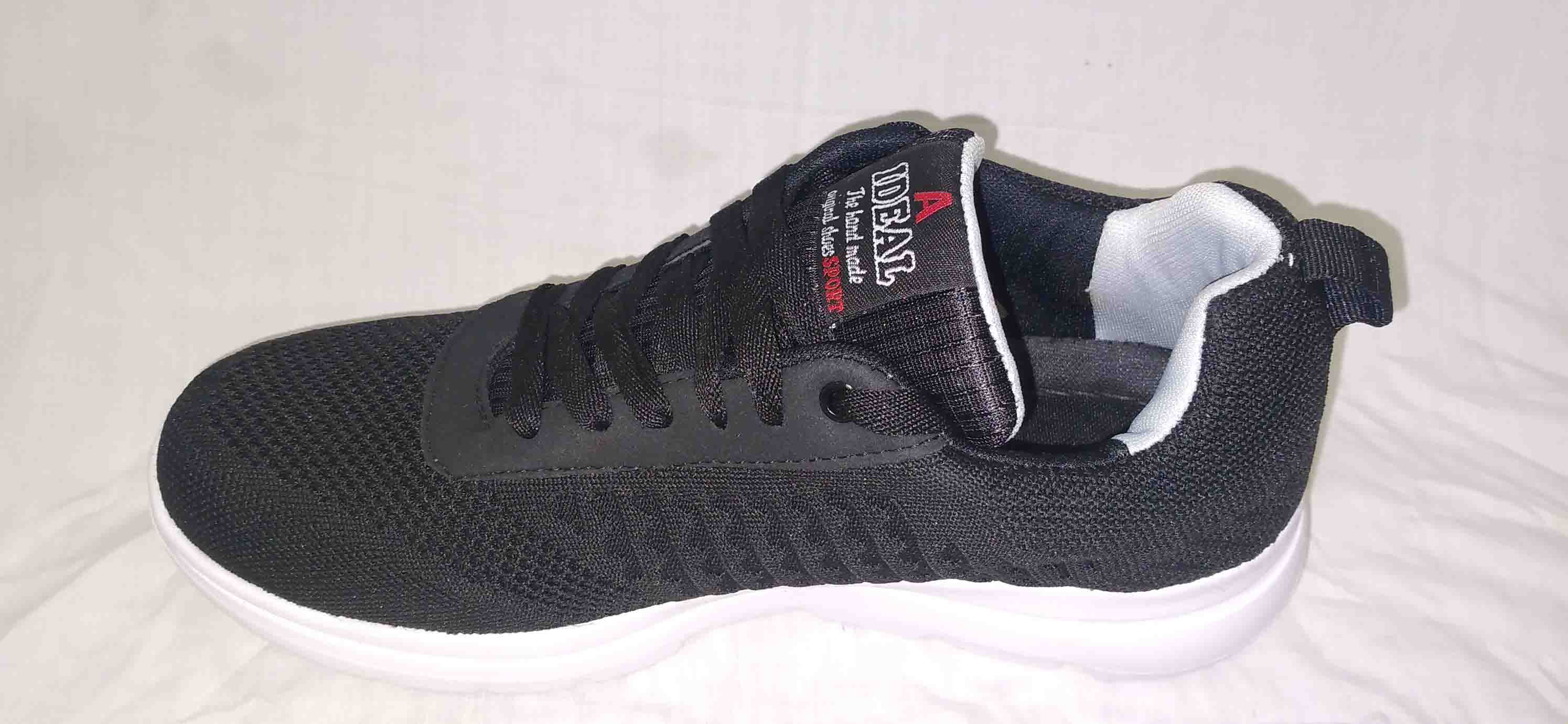 اسکیچرز مردانه مشکی بند دار کد 202