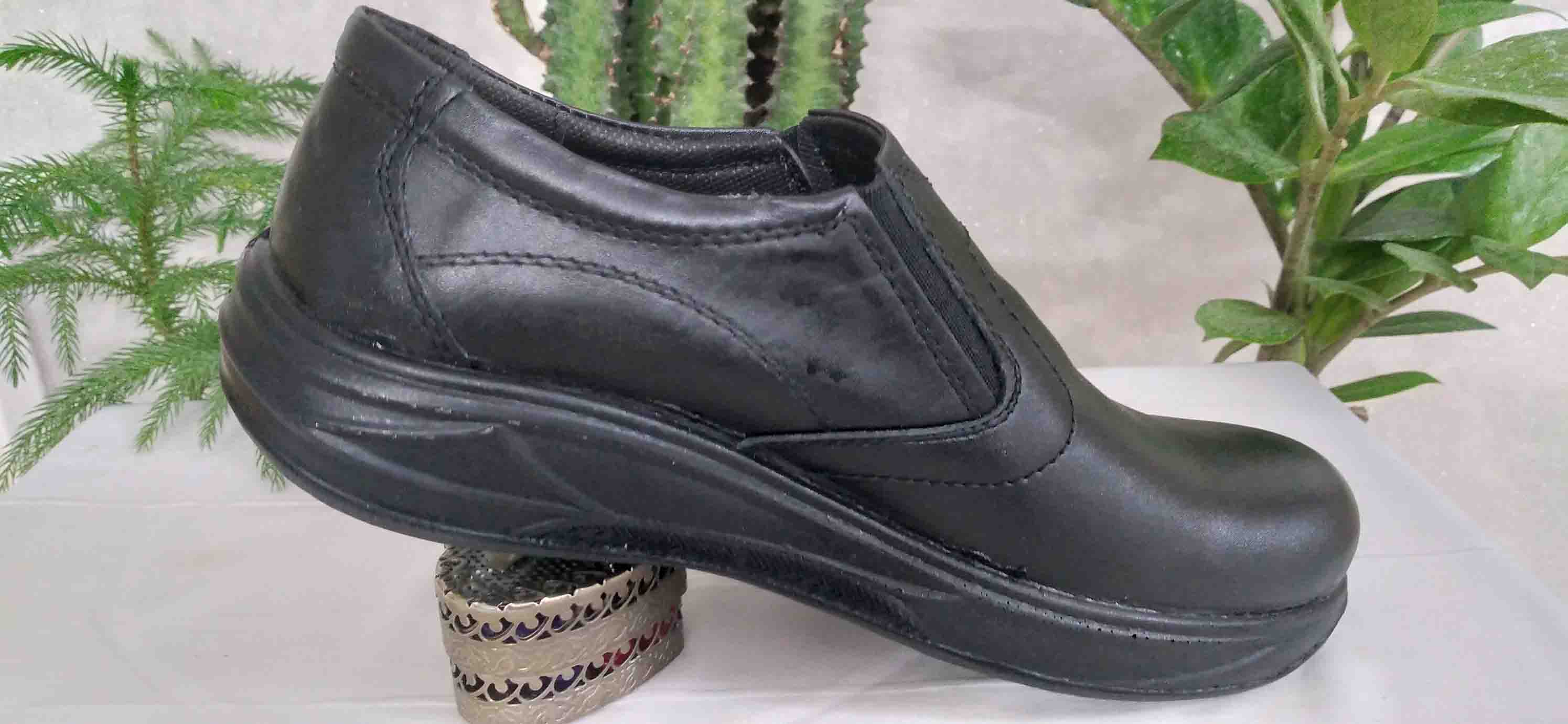 کفش چرم  معمولی مشکی کد 274