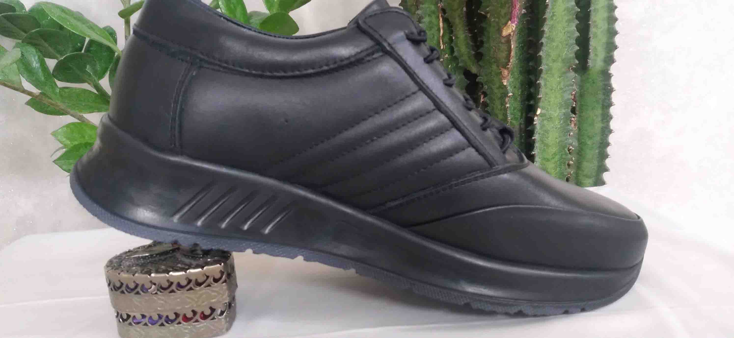 کفش مردانه مشکی تمام چرم پادینا کد 292