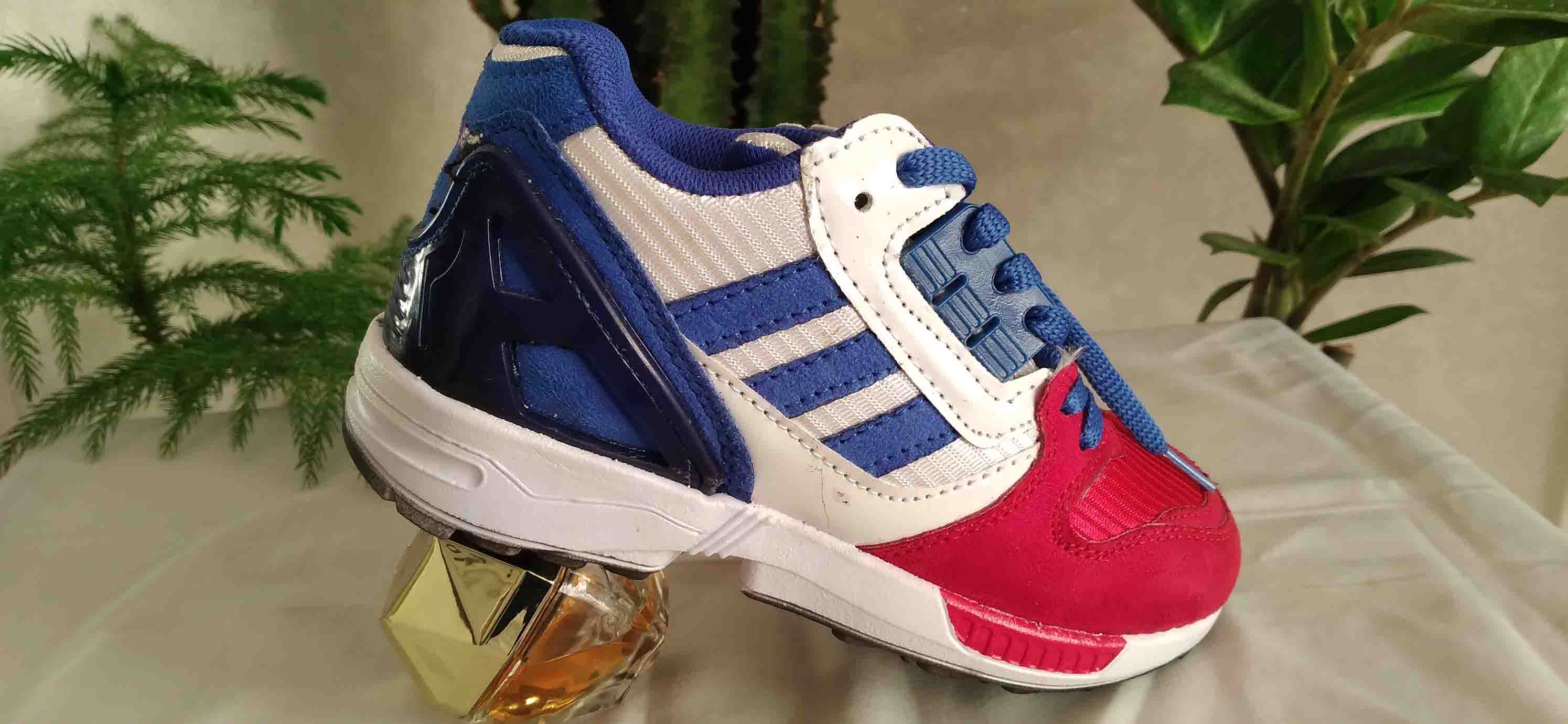 کتونی آدی داس سفید قرمز کد267